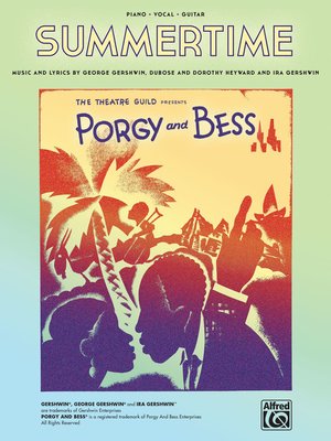 cover image of Summertime (from Porgy and Bess) Sheet Music